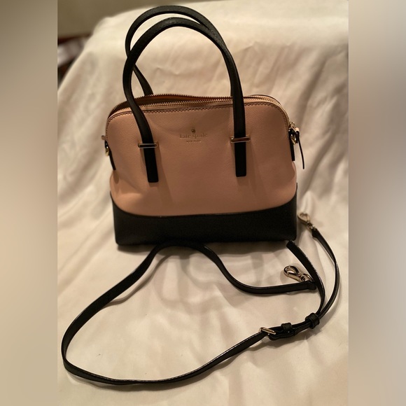 NWOT KATE SPADE Cedar Street Maise Satchel Shoulder Bag in Pink & Black Leather - Picture 6 of 6